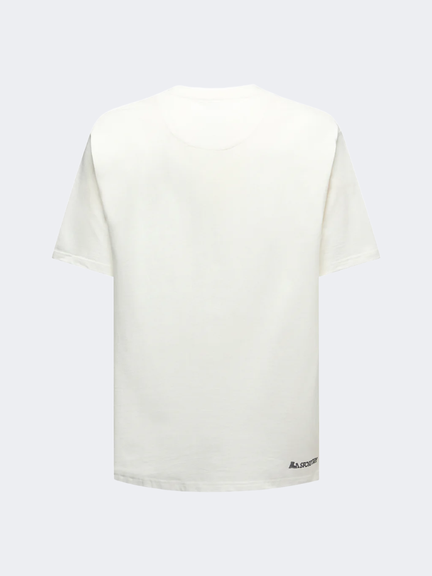 La Sportiva Moon Patch Men Climbing T-Shirt Chalk