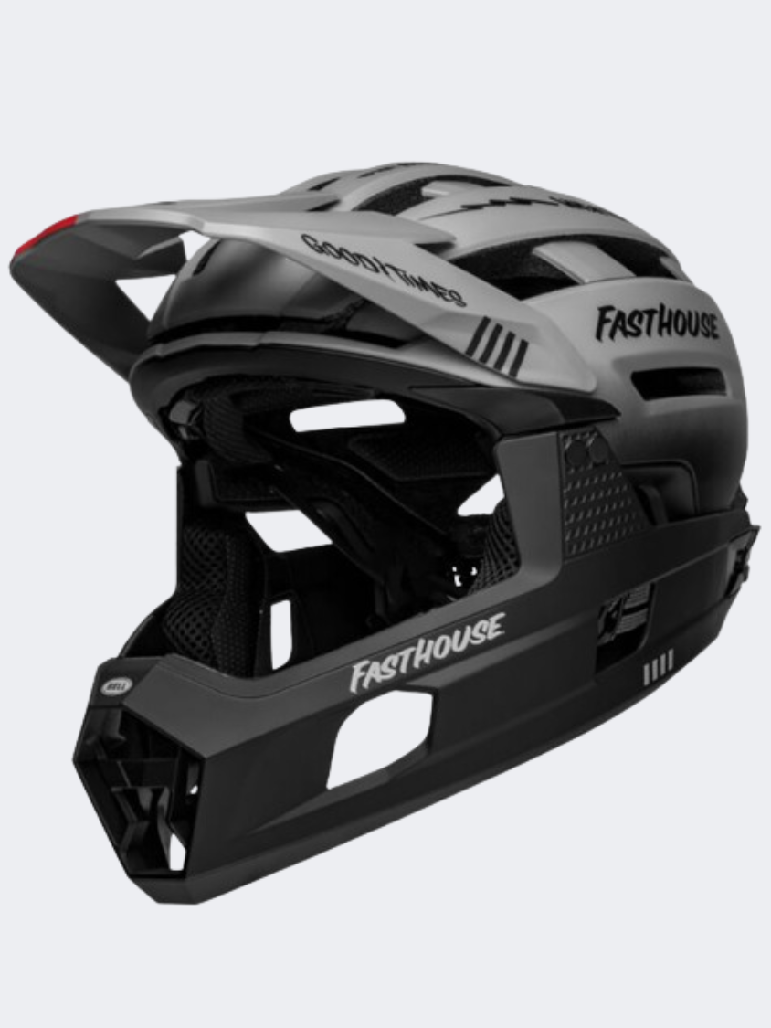 Bell Super Air R Spherical Fasthouse L Unisex Biking Protection Matte Grey/Black