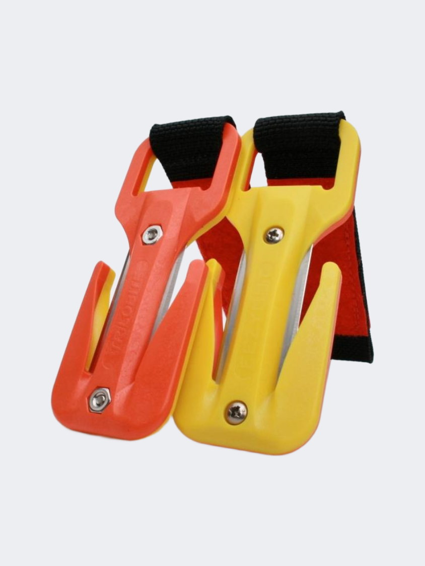 Eezycut Unisex Diving Trilobite Velcro Knife Orange/Yellow