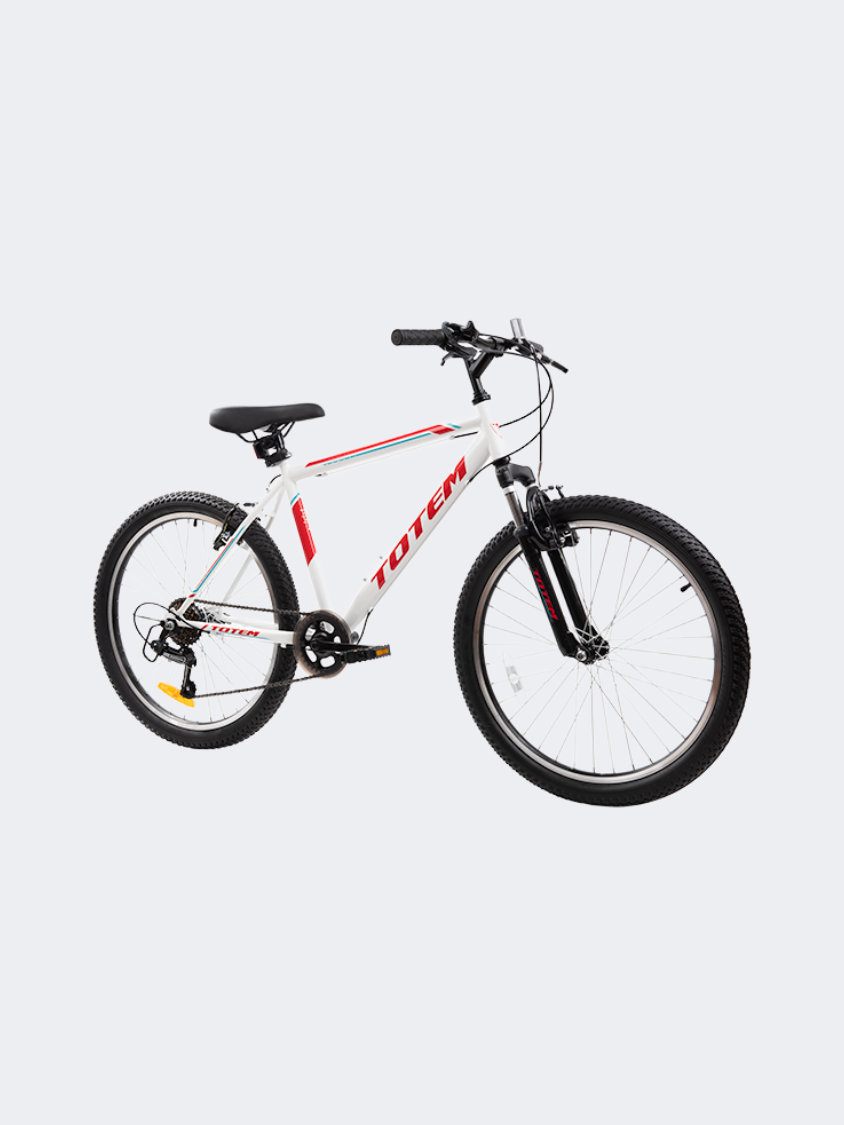 Totem 24 Inch Steel Kids Bike White/Red