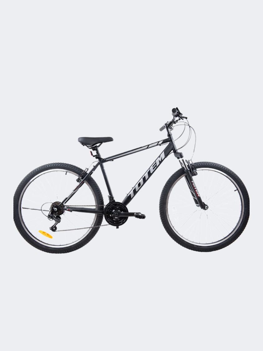 Totem 27.5 Inch Steel Unisex Bike Black/Grey/Red