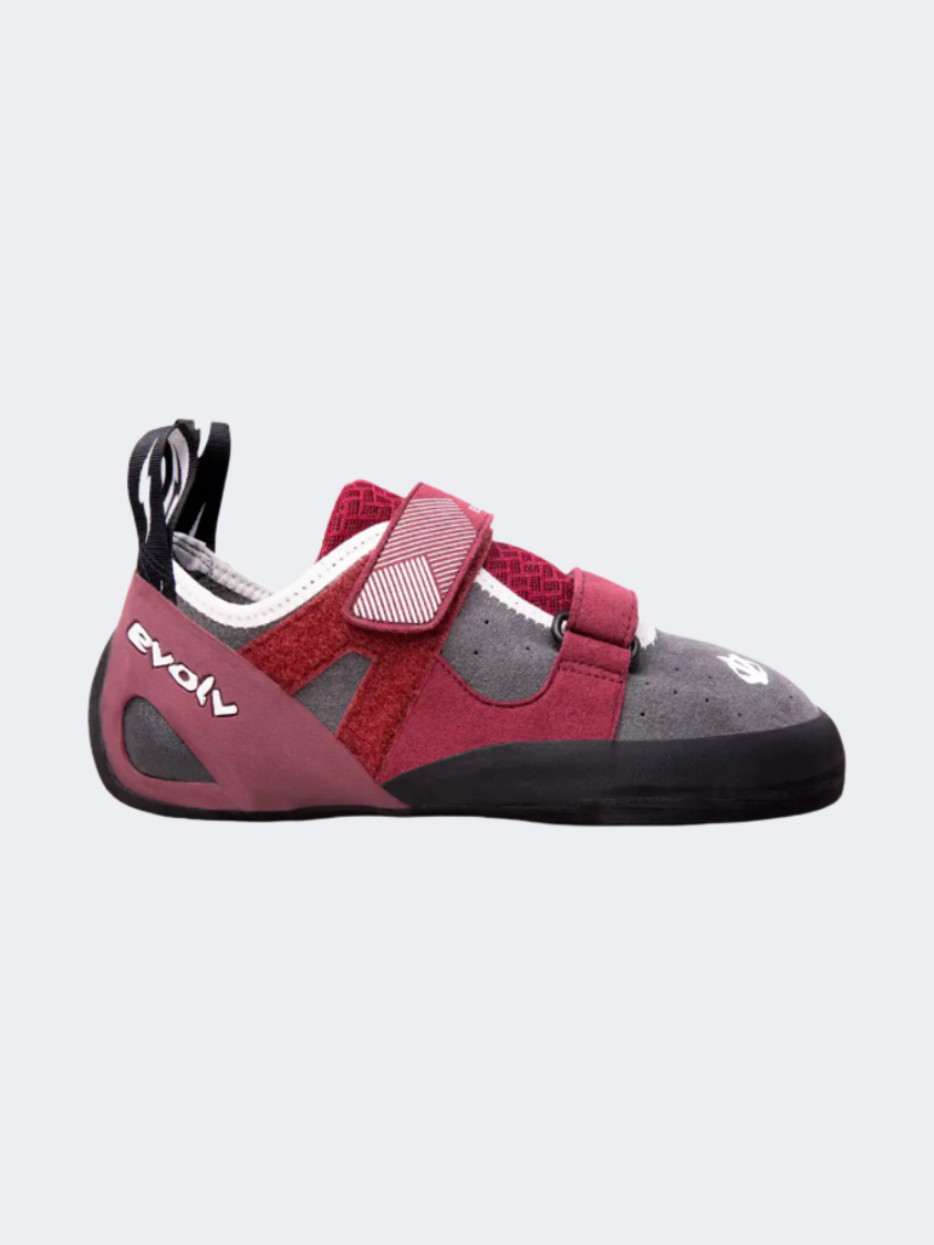 Evolv Elektra Women Climbing Shoes Grey/Merlot