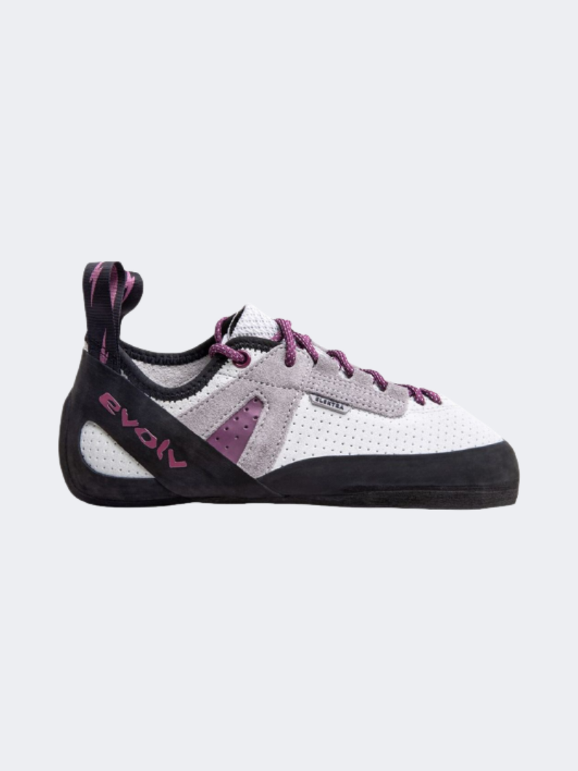 Evolv Elektra Women Climbing Shoes Silk White/Grape