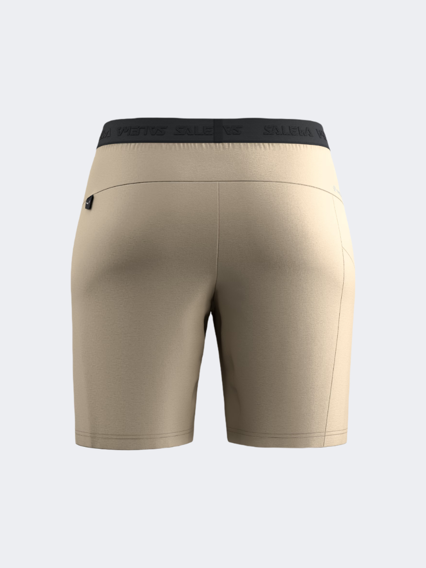 Salewa Puez 4 Women Hiking Short Beige Quicksand