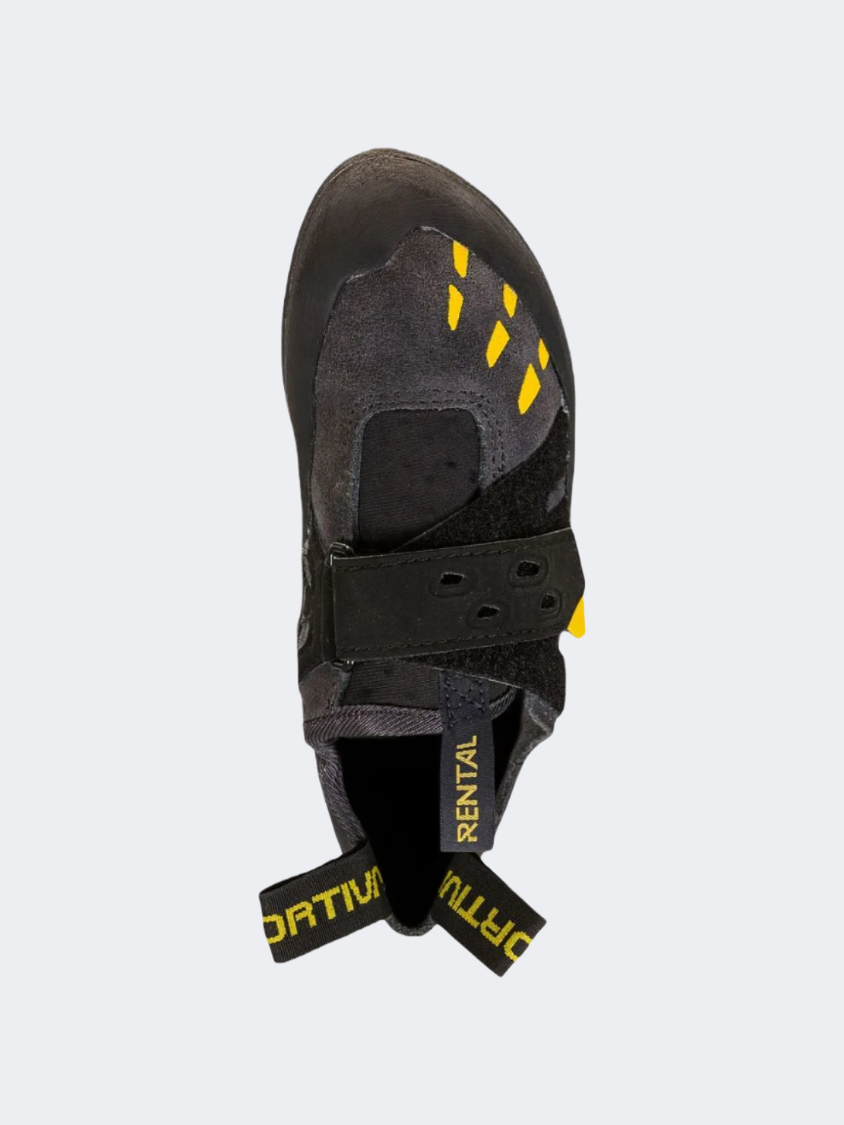 La Sportiva Tarentula Kids Climbing Shoes Carbon/Yellow
