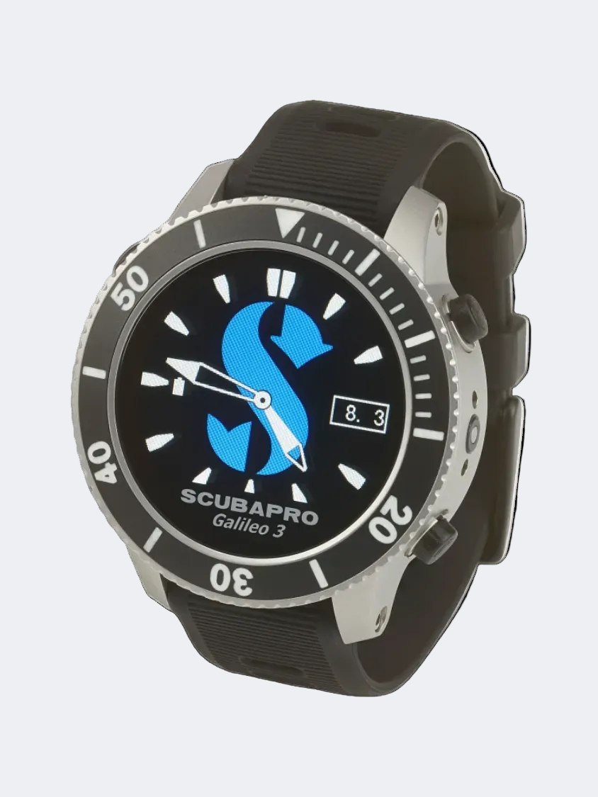 Scubapro Galileo 3 (G3) Wrist Dive Computer W/ Transmitter Smart + Pro Diving Monitor  Black/Blue