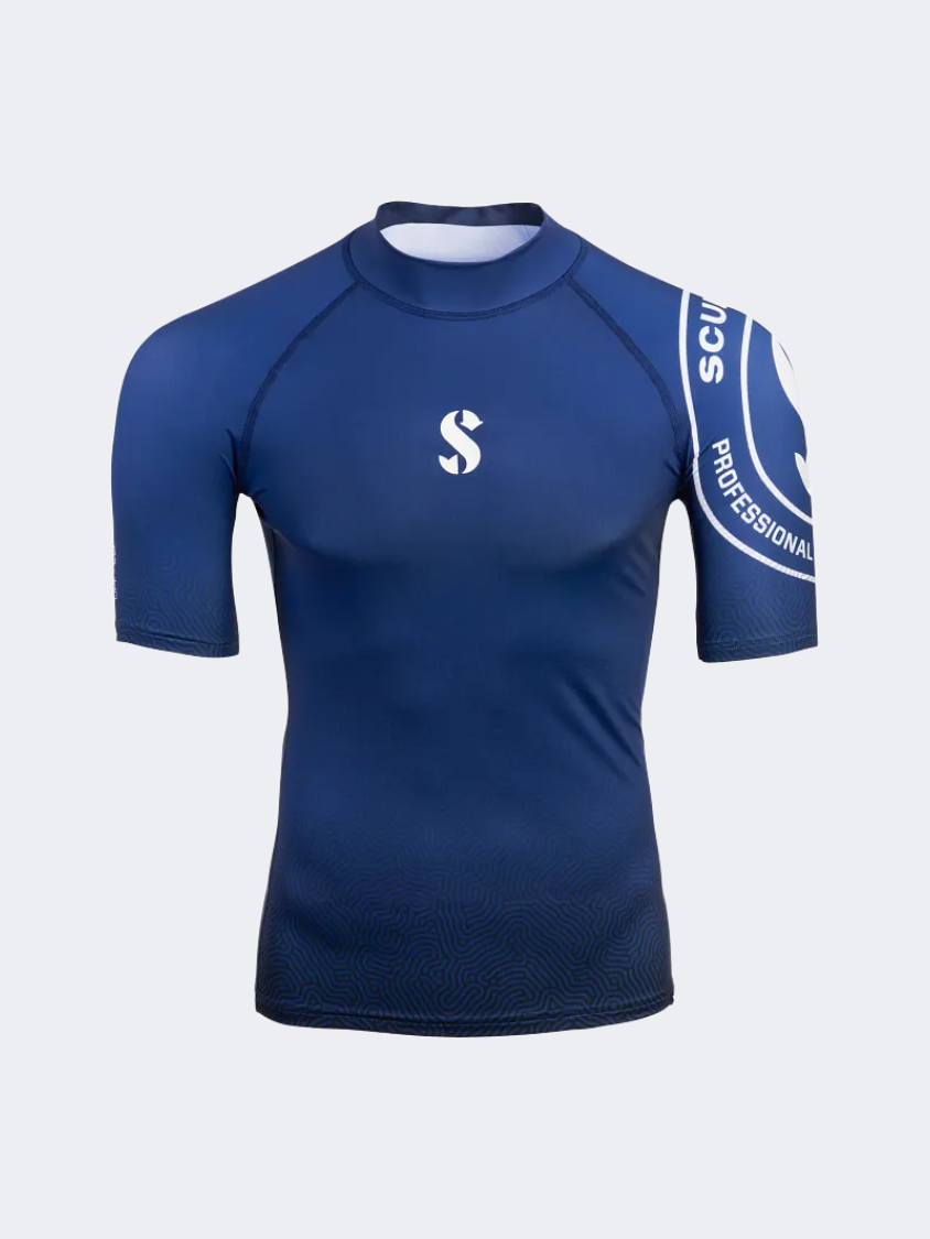 Scubapro T-Flex Upf 50 Men Diving Rashguard Navy
