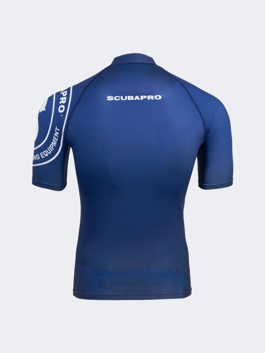 Scubapro T-Flex Upf 50 Men Diving Rashguard Navy