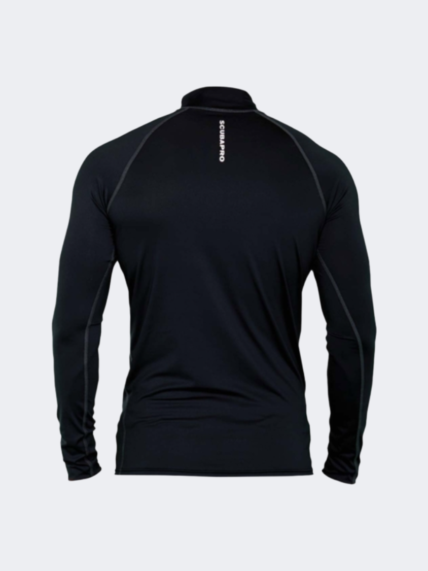 Scuba Pro Upf 50 Long Sleeve Rash Guard Unisex Diving Rashguard Black
