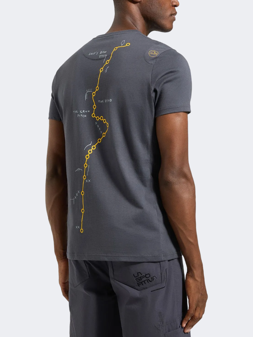 La Sportiva Dawn Wall Men Climbing T-Shirt Onyx