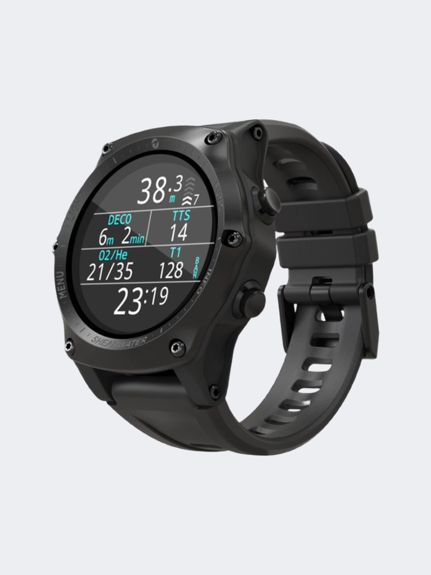 Shearwater Teric Scuba Depth Gauge Diving Diving Instrument / Computer Black