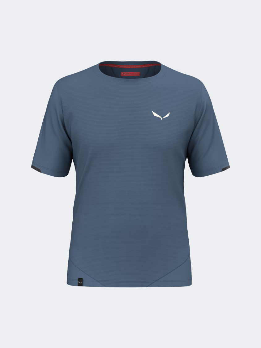 Salewa Pedroc Dry Mesh Men Hiking T-Shirt Java Blue