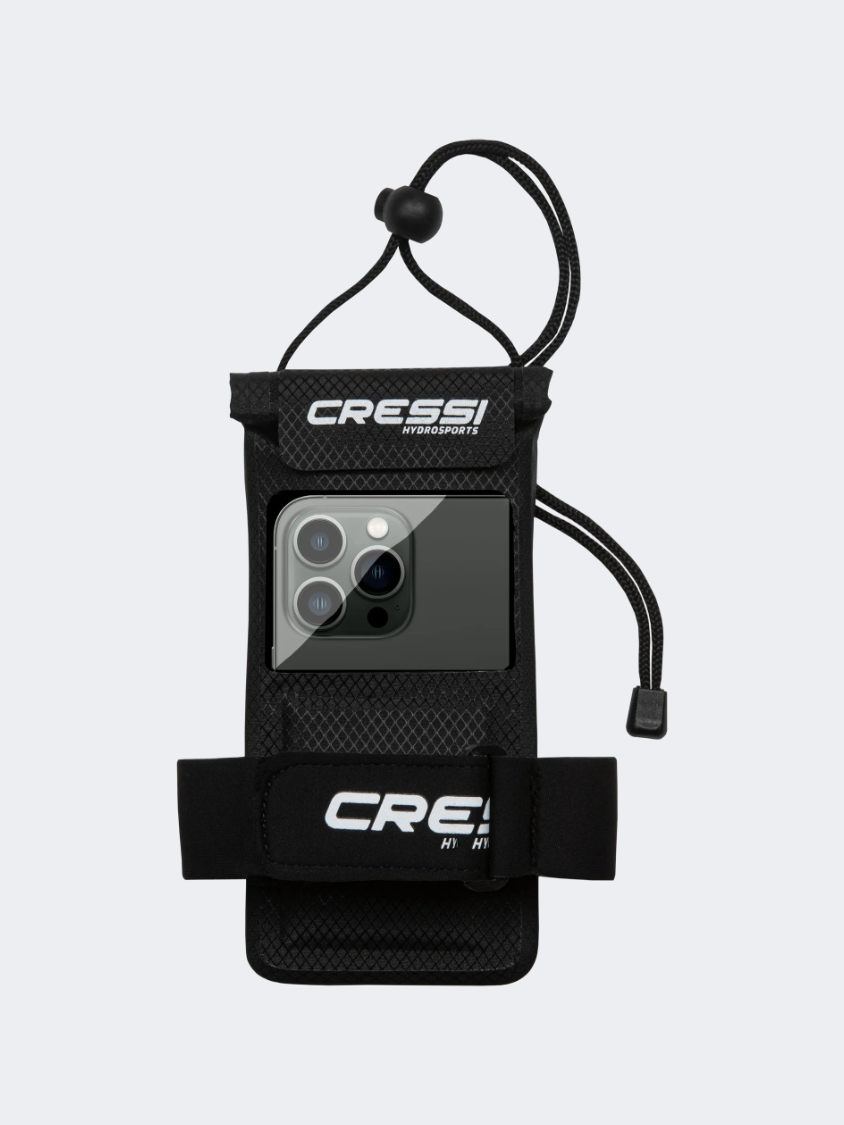 Cressi Floating Dry 6 Inch Diving Case Black