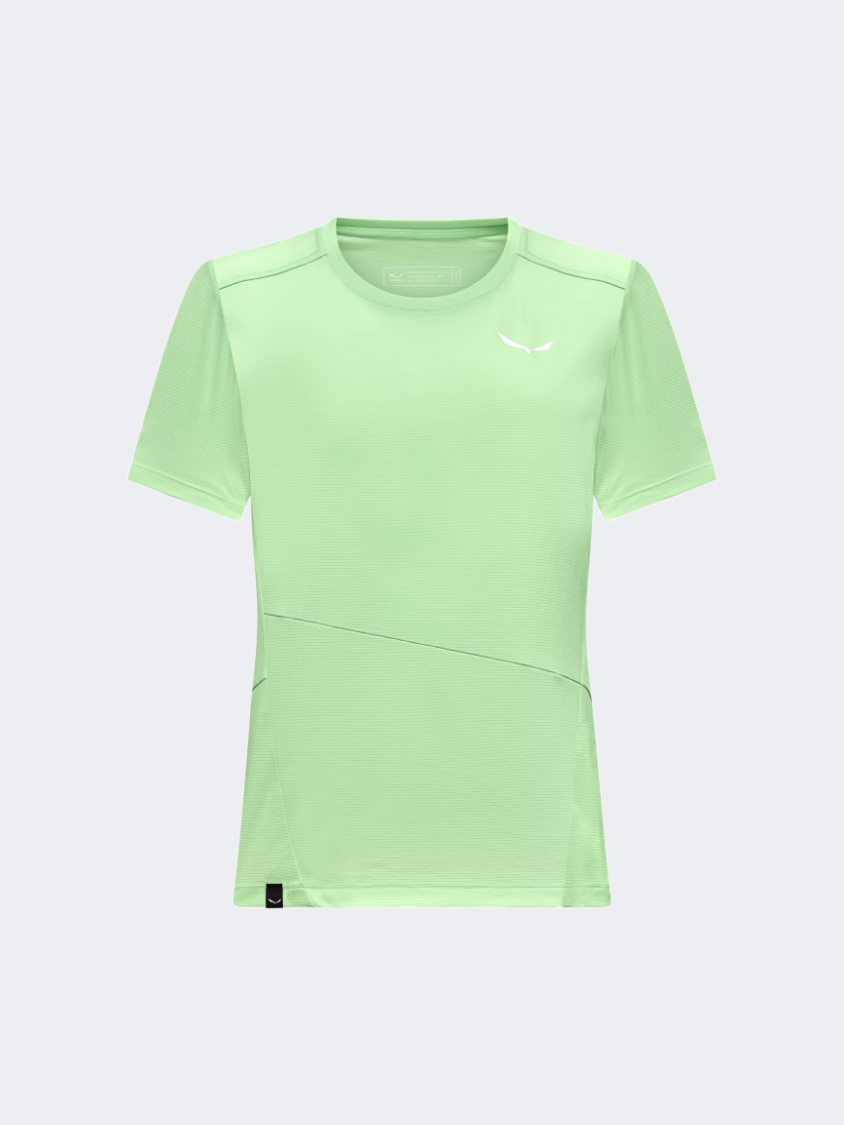 Salewa Puez Sporty Dry Women Hiking T-Shirt Pastel Green