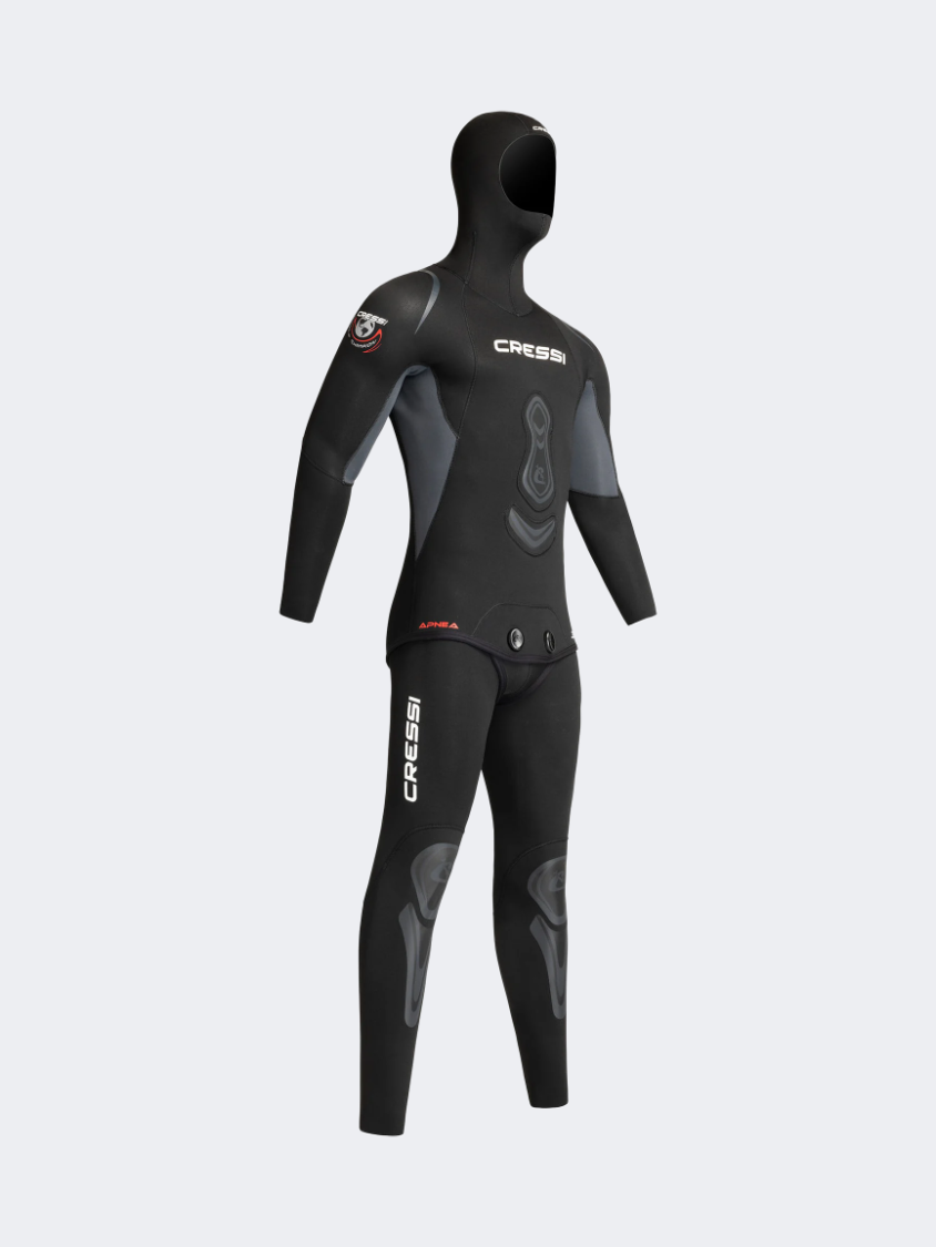 Cressi Apnea 2 Piece 5 Mm Unisex Diving Suit Black