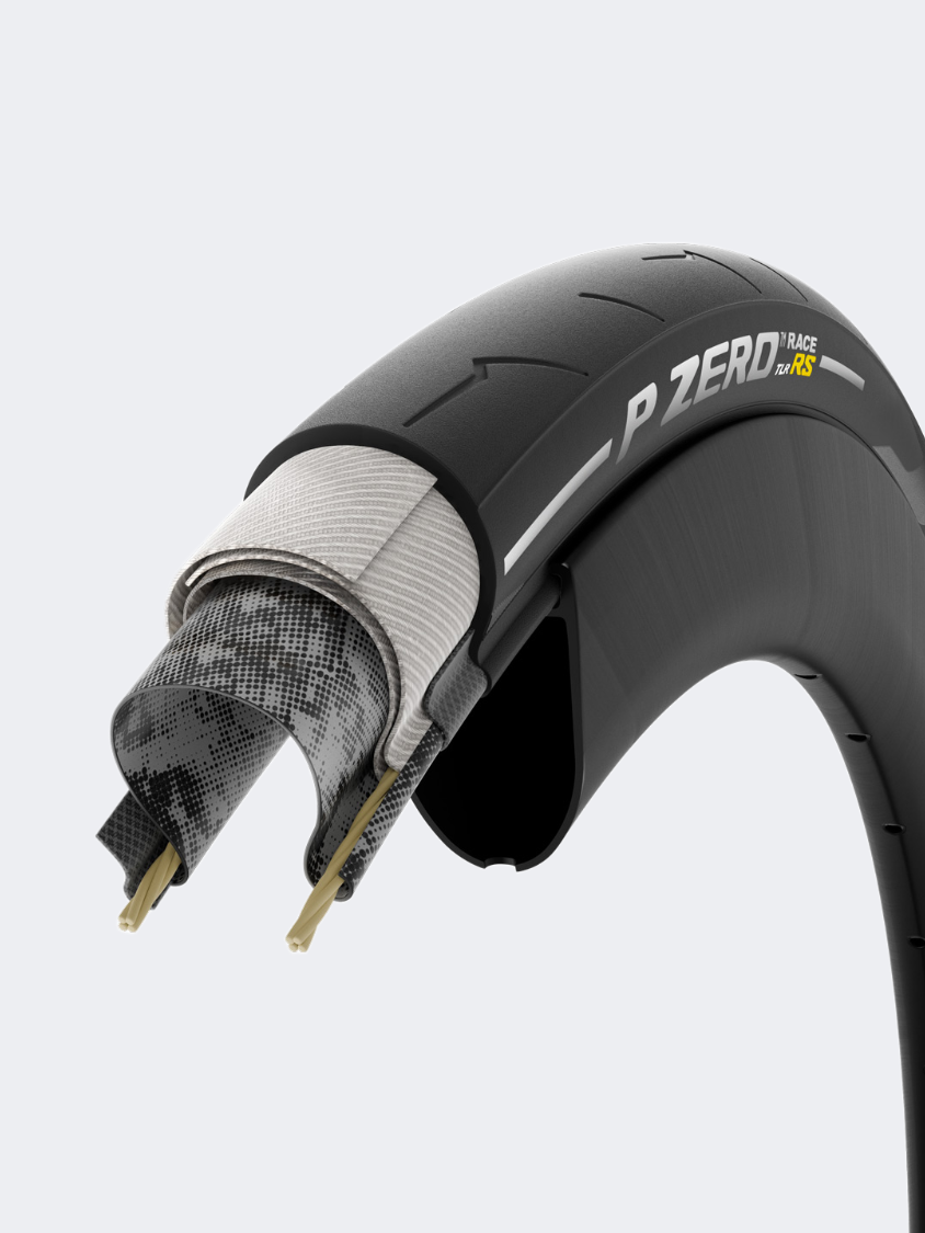 Pirelli P Zero Race Rs Tlr Tm Fold Tire 28X622 Team Edition Black/Yellow