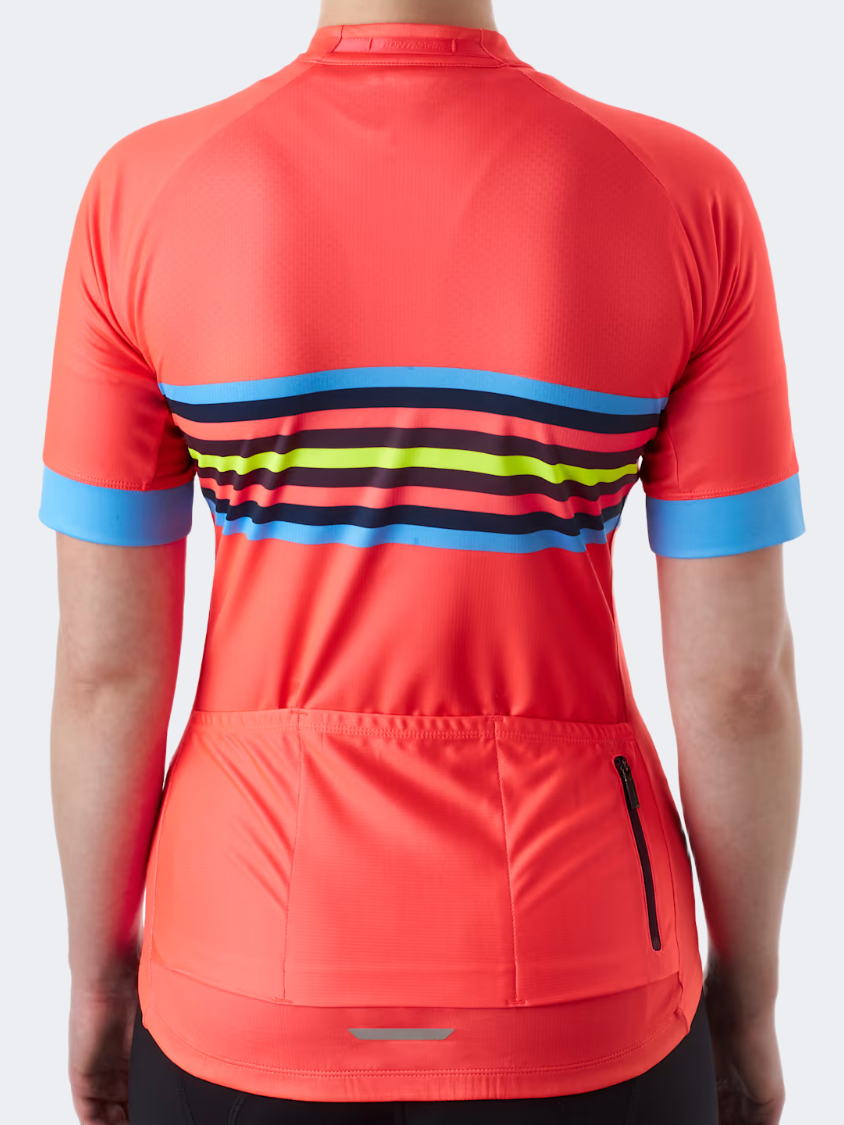Trek Bontrager Anara Ltd Women Cycling Jersey Radioactive Coral