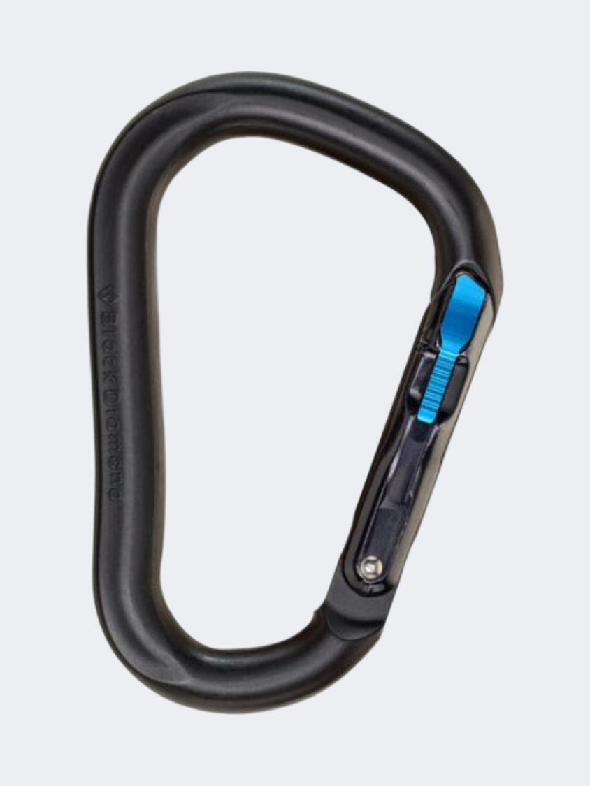 Black Diamond Rocklock Magnetron Locking Climbing Carabiner Black