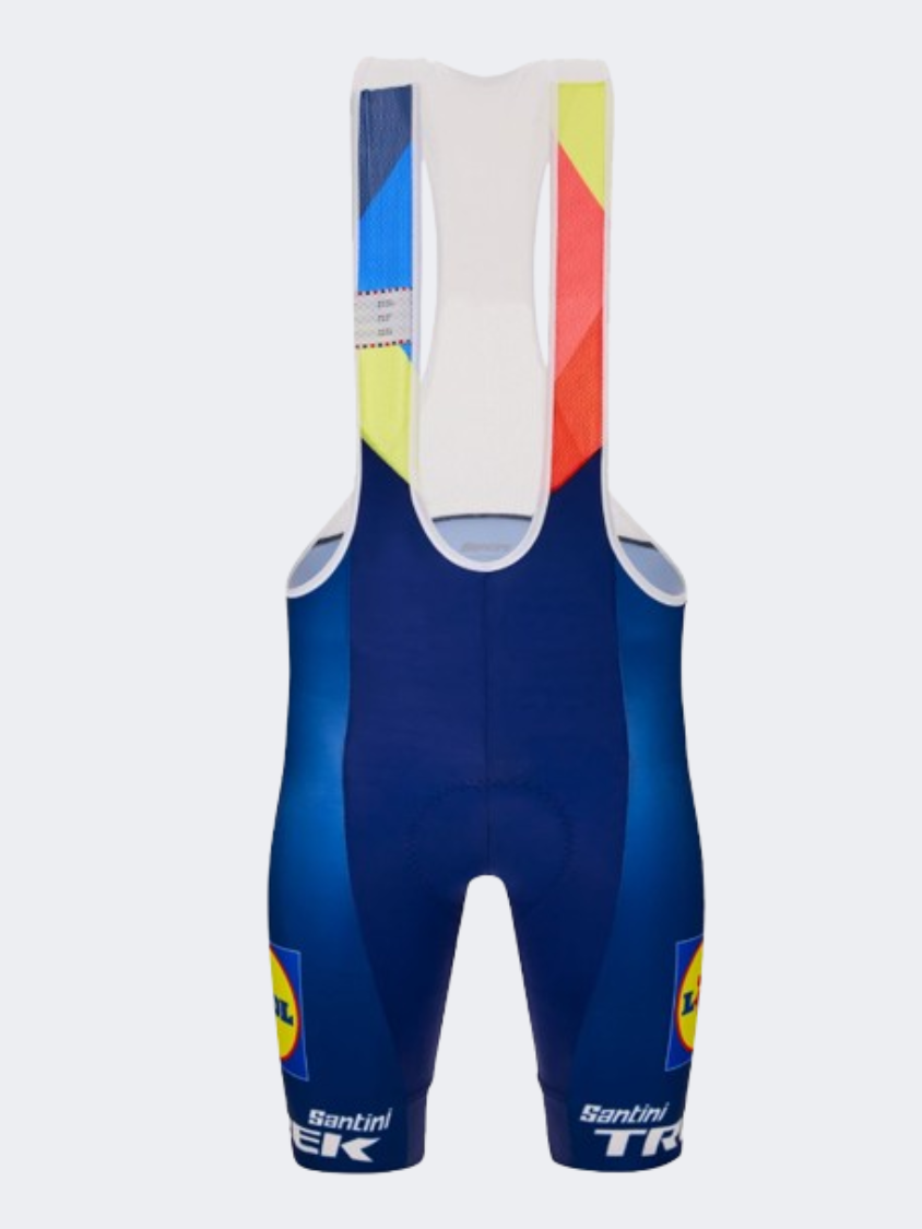 Trek Santini Replica Bib Small Men Biking Short Blue/Yellow