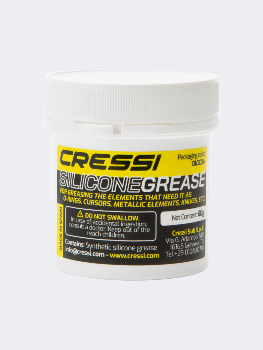 Cressi Silicone Grease 60 G Product Care White