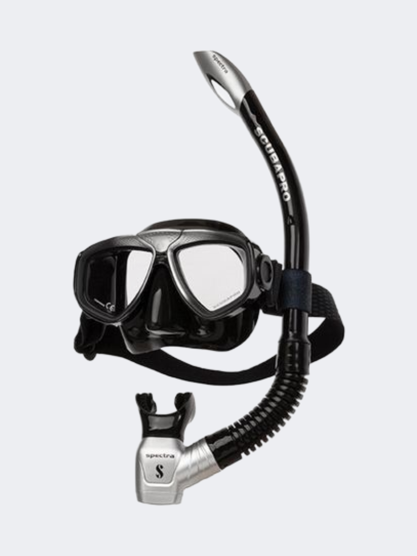 Scubapro Unisex Diving 24.158.125 Zoom Evo Combo Black/Silver Mask