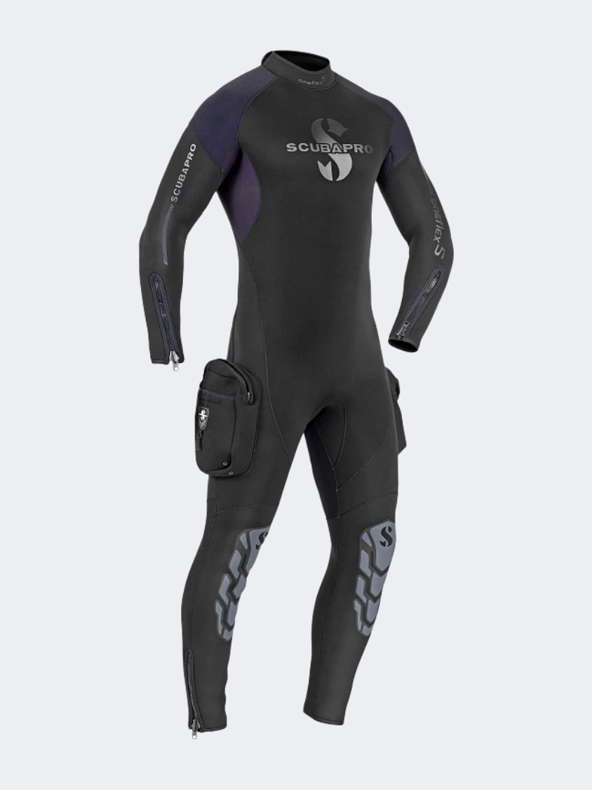 Scubapro Oneflex Steamer W/Pocket, Men, 5Mm Black
