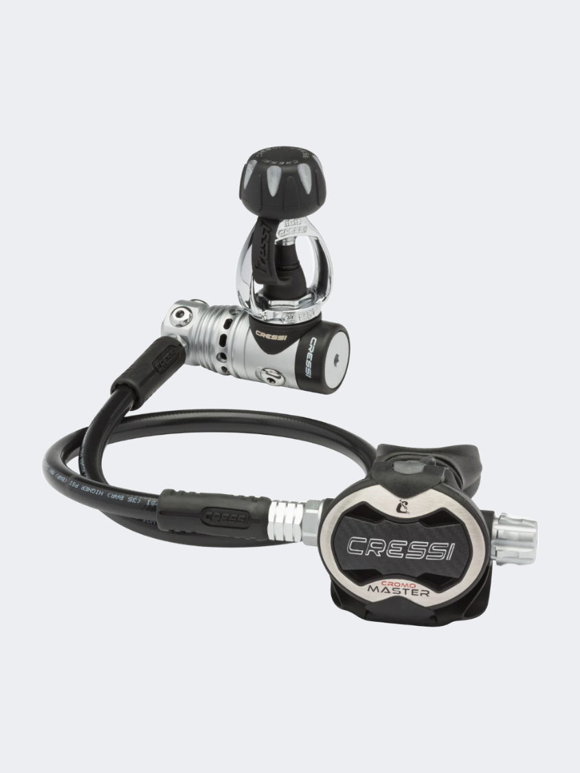 Cressi Ac25M Master Chrome Regulator Din Diving Equipment Black/Metal