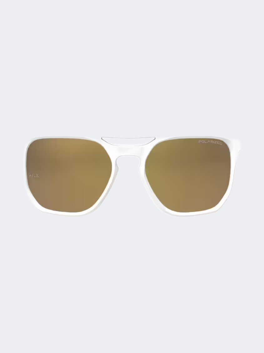 Hilx Carnage Matte White/Gold Mirror Polarized