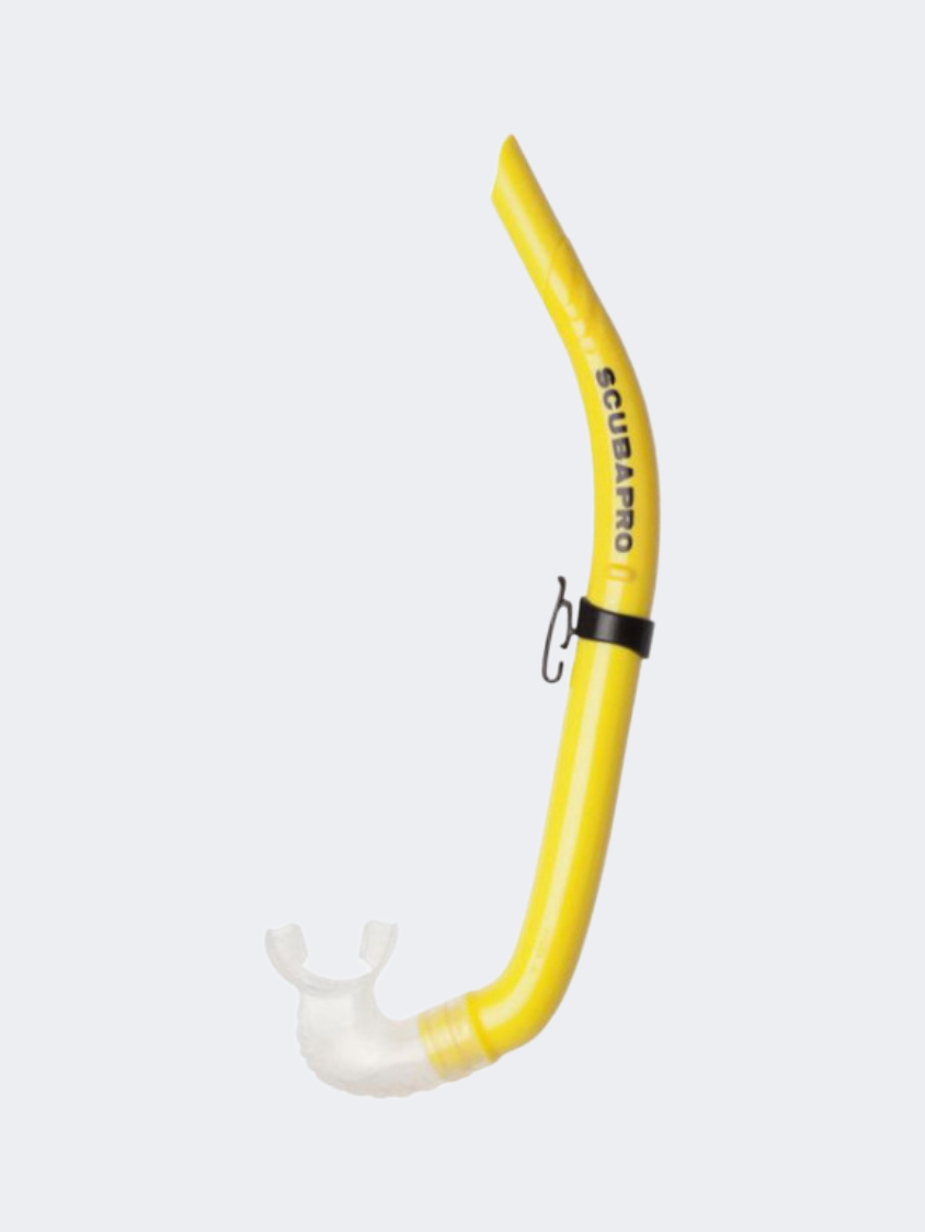 Scubapro Unisex Diving 26.130.500 Apnea Snorkel, Yellow Snorkel