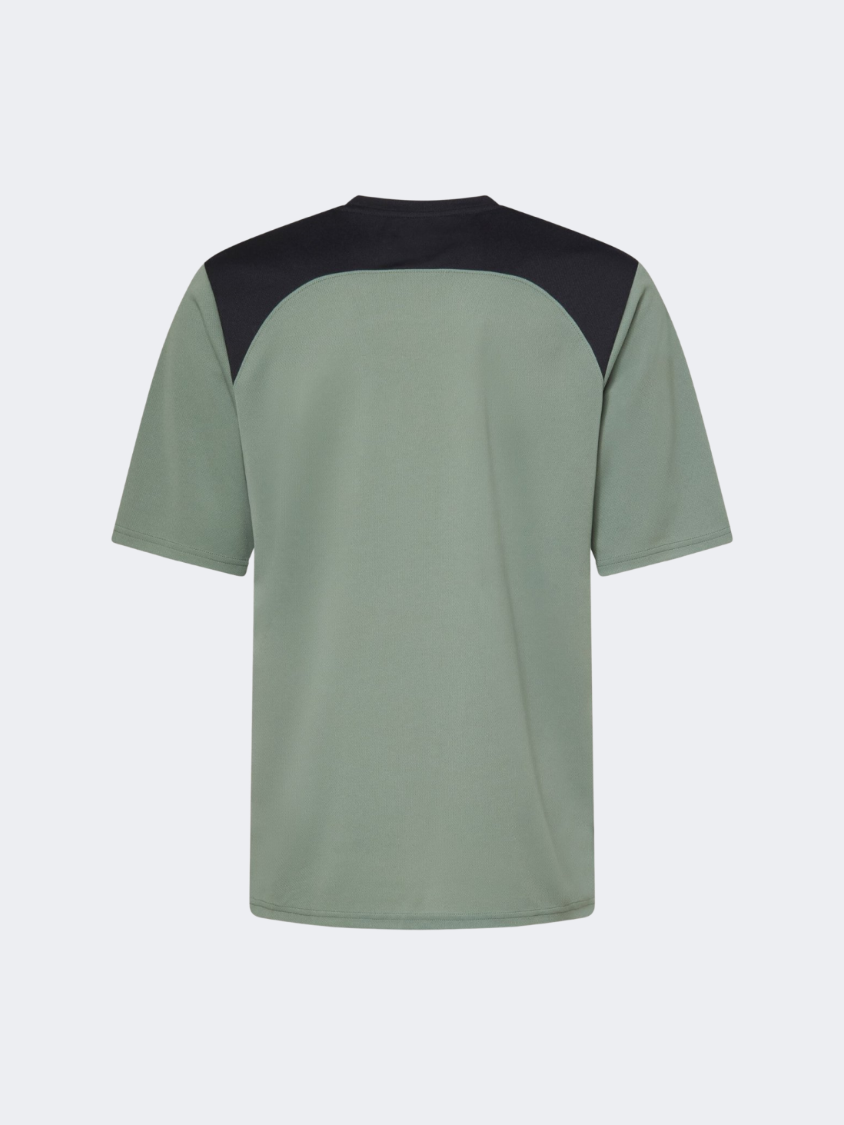 Oakley Free Ride Men Biking T-Shirt Aviator Green
