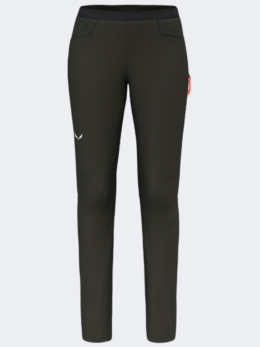 Salewa Agner Light 2 Durastretch Women Hiking Pant Green Dark Olive