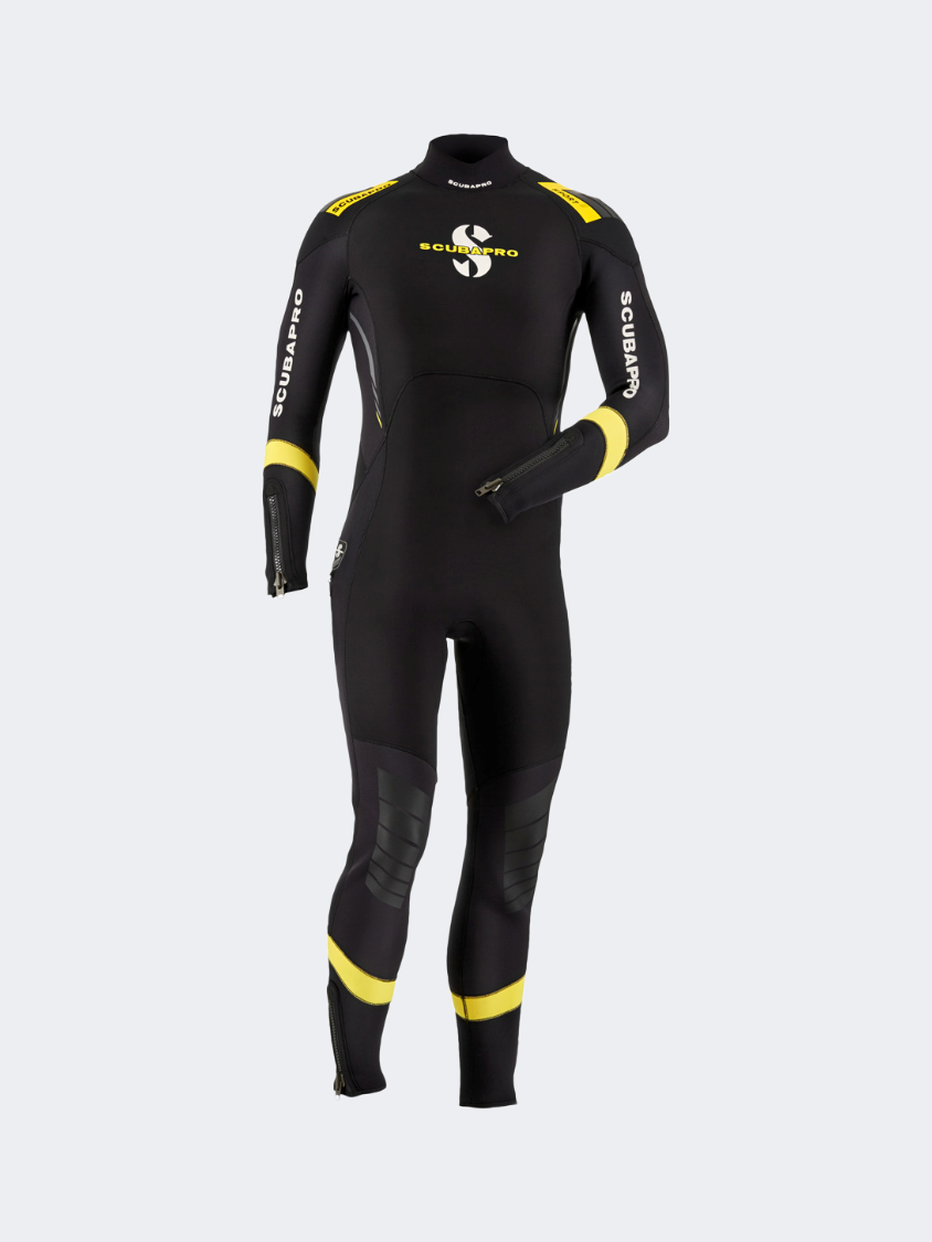Scubapro Sport 5.0 G2 Bzip Suit Men Diving Black/Yellow