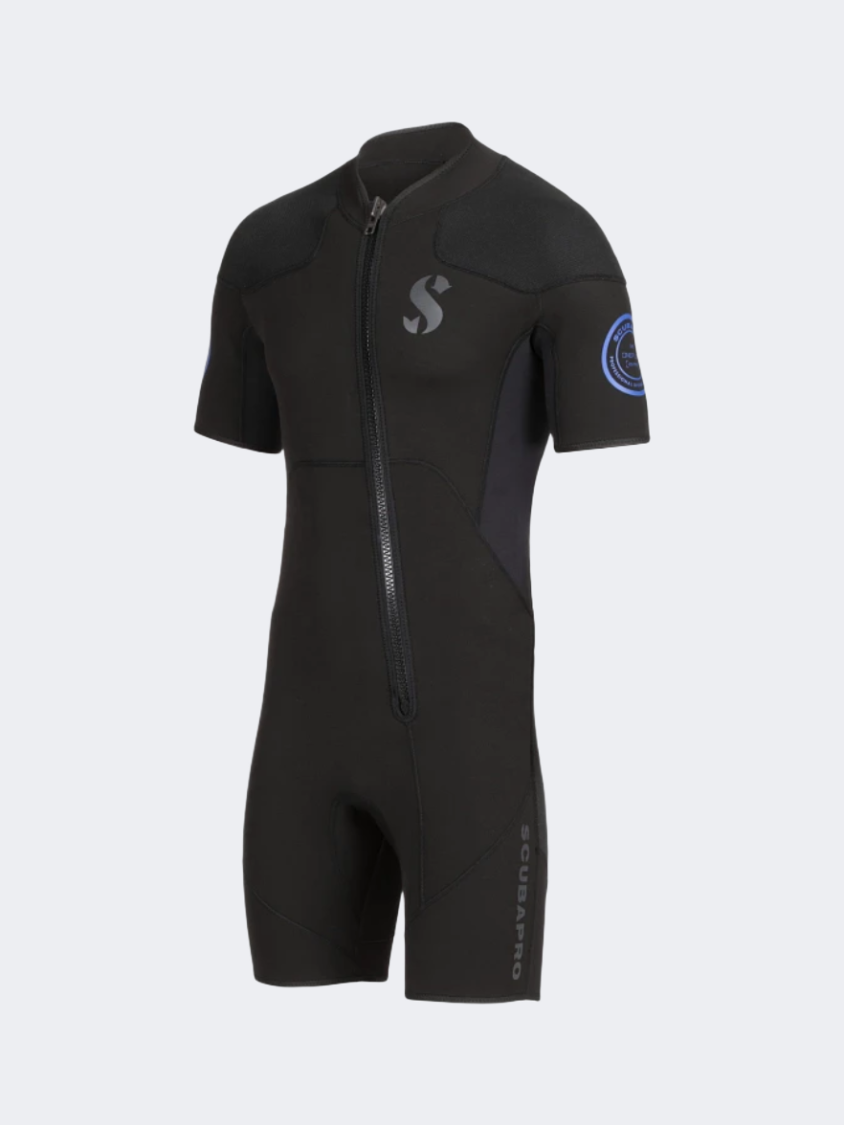 Scubapro Oneflex Shorty, Short Sleeve, 2.5 Mm Diving Suit Black