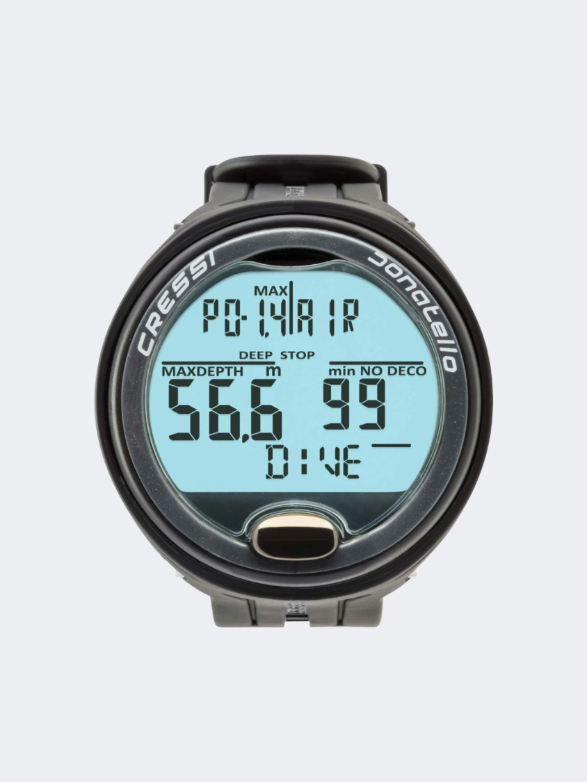 Cressi Donatello Diving Monitor Black/Silver