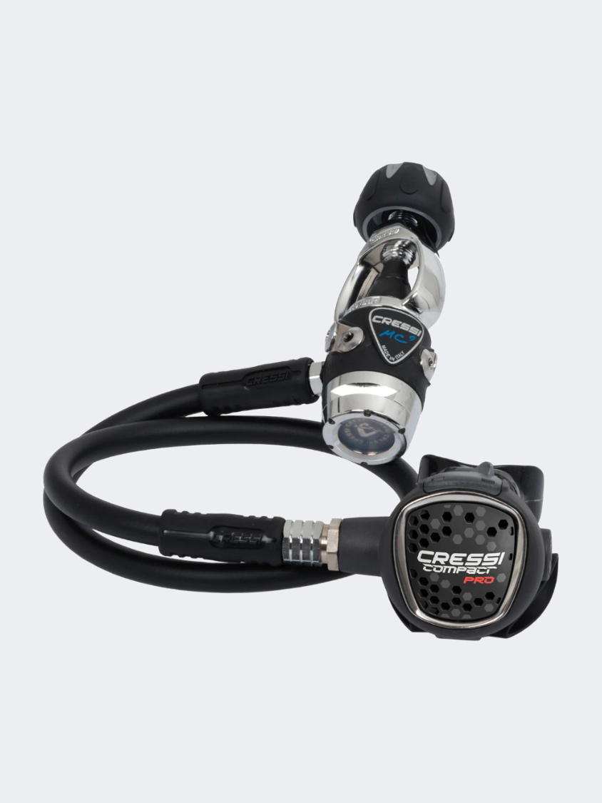 Cressi Mc9 Sc /Xs Compact Pro Diving Equipment Black/Grey