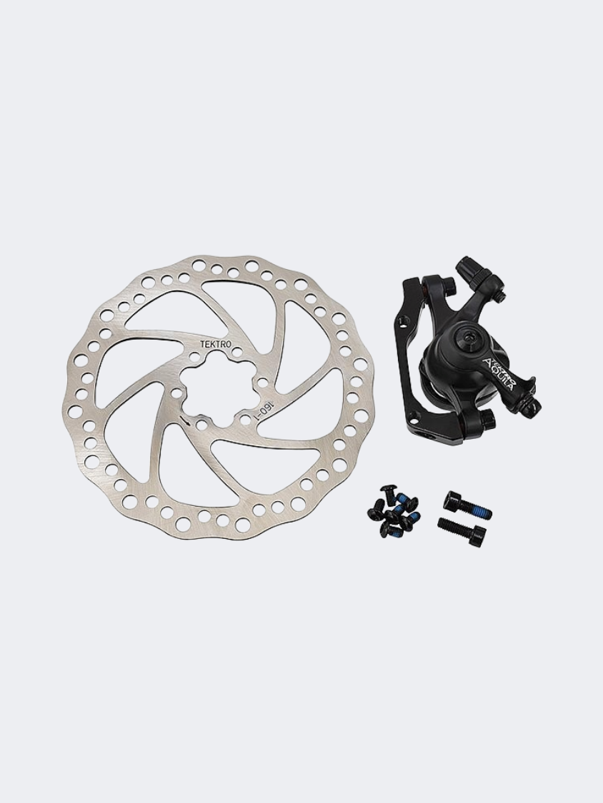 TEKTRO Aquila Mechanical Front / Rear Disc Brake W/ 160Mm Rotor Black