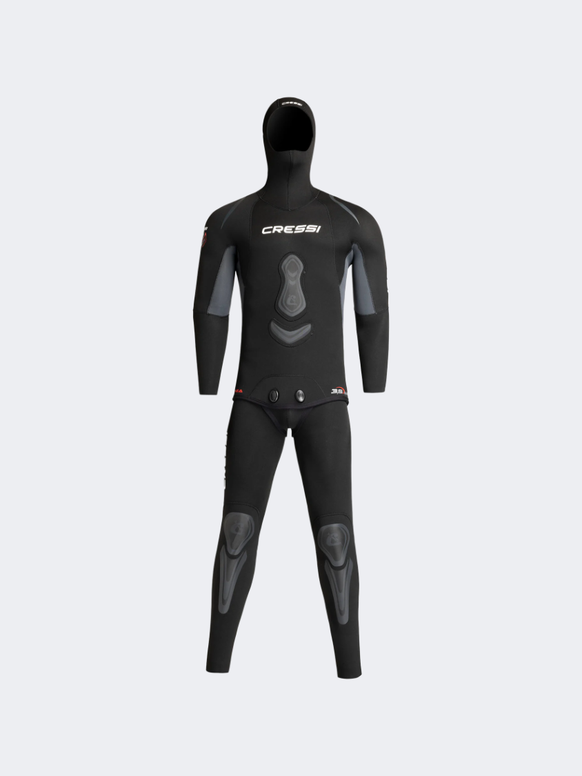 Cressi Apnea 2-Pieces 3.5 Mm Men Diving Suit Black