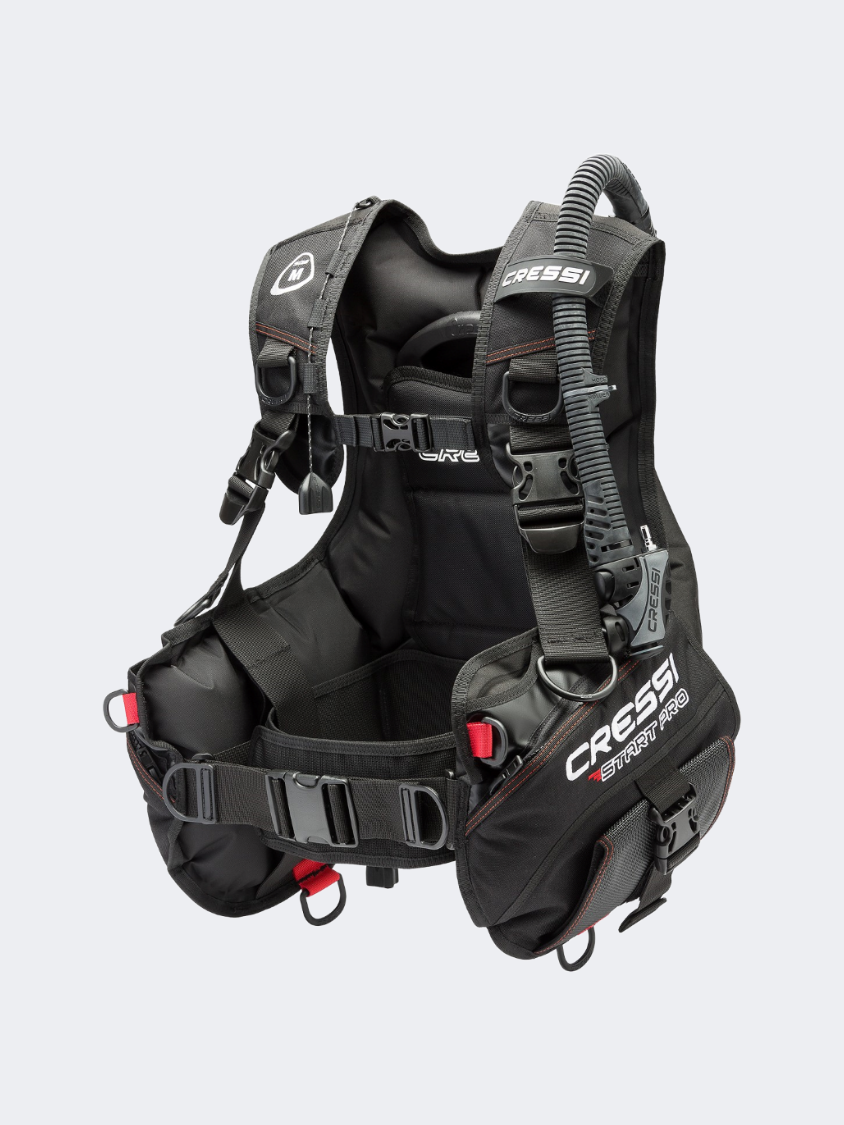 Cressi Start Pro Bcd Diving Black/Grey/Red