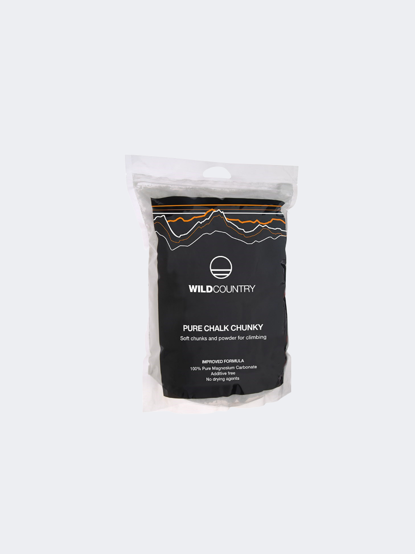Wild Country Pure Chunky Climbing Powder Chalk Black/White/Orange