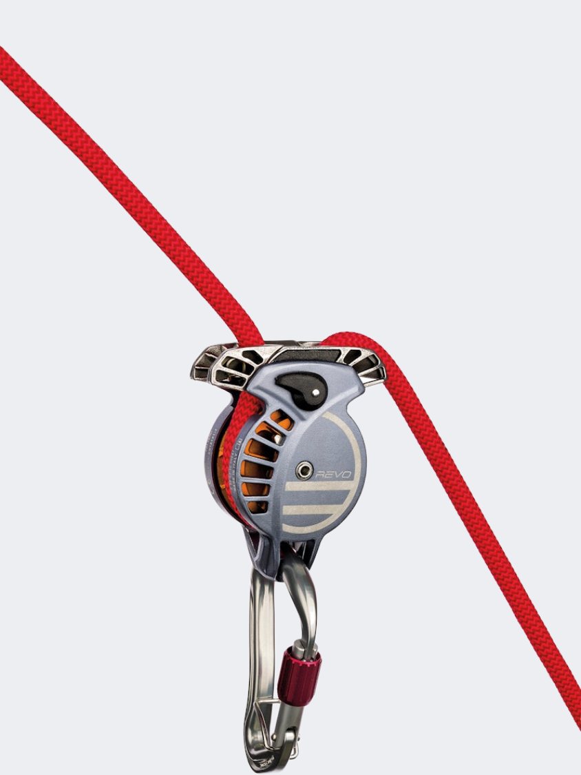 Wild Country Revo Belay Device Gunmetal/Tangerine