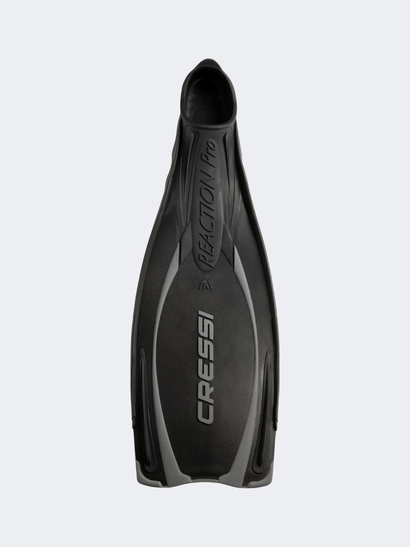 Cressi Reaction Pro Unisex Diving Fins Black/Silver