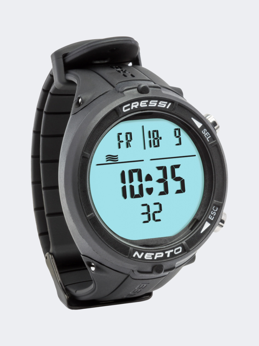 Cressi Nepto Watch Diving Computer Black