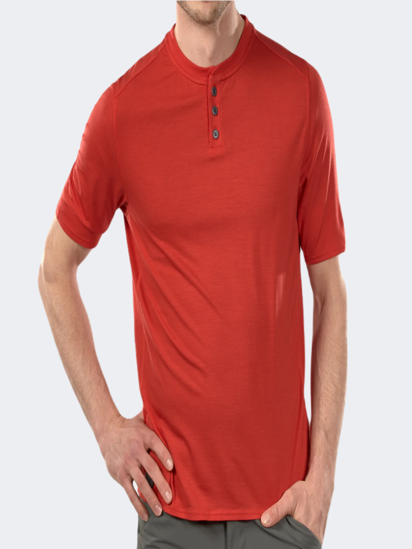 Bontrager Adventure Henley Mars Men Biking T-Shirt Red