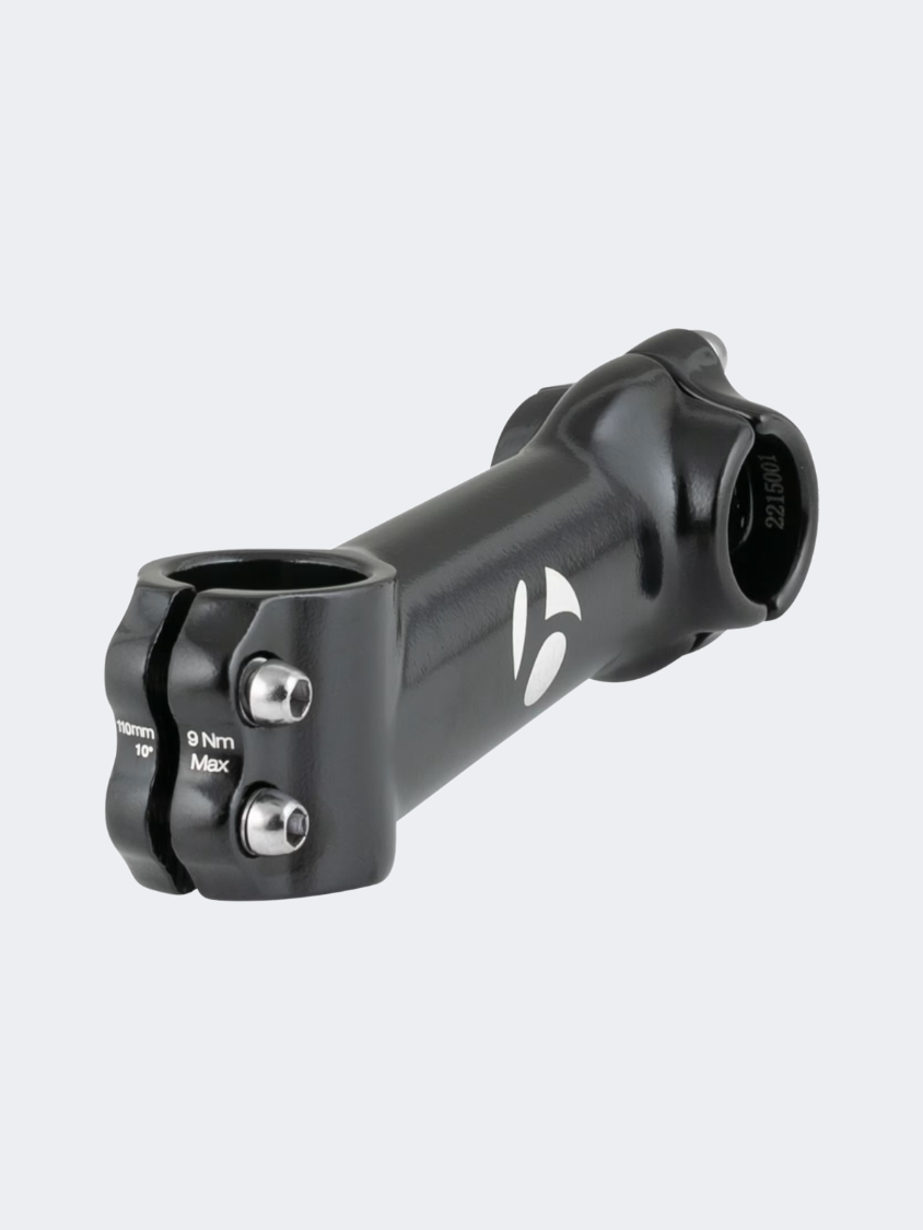Trek Bontrager Approved 25.4Mm Handlebar Clamp Stem 10 Deg. X 110Mm Black