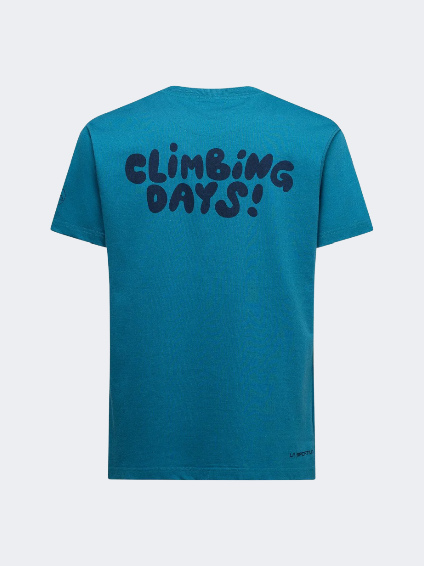 La Sportiva Climbing Days Men T-Shirt Lake/Night Sky
