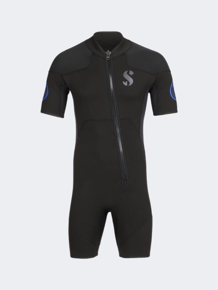 Scubapro Oneflex Shorty, Short Sleeve, 2.5 Mm Diving Suit Black