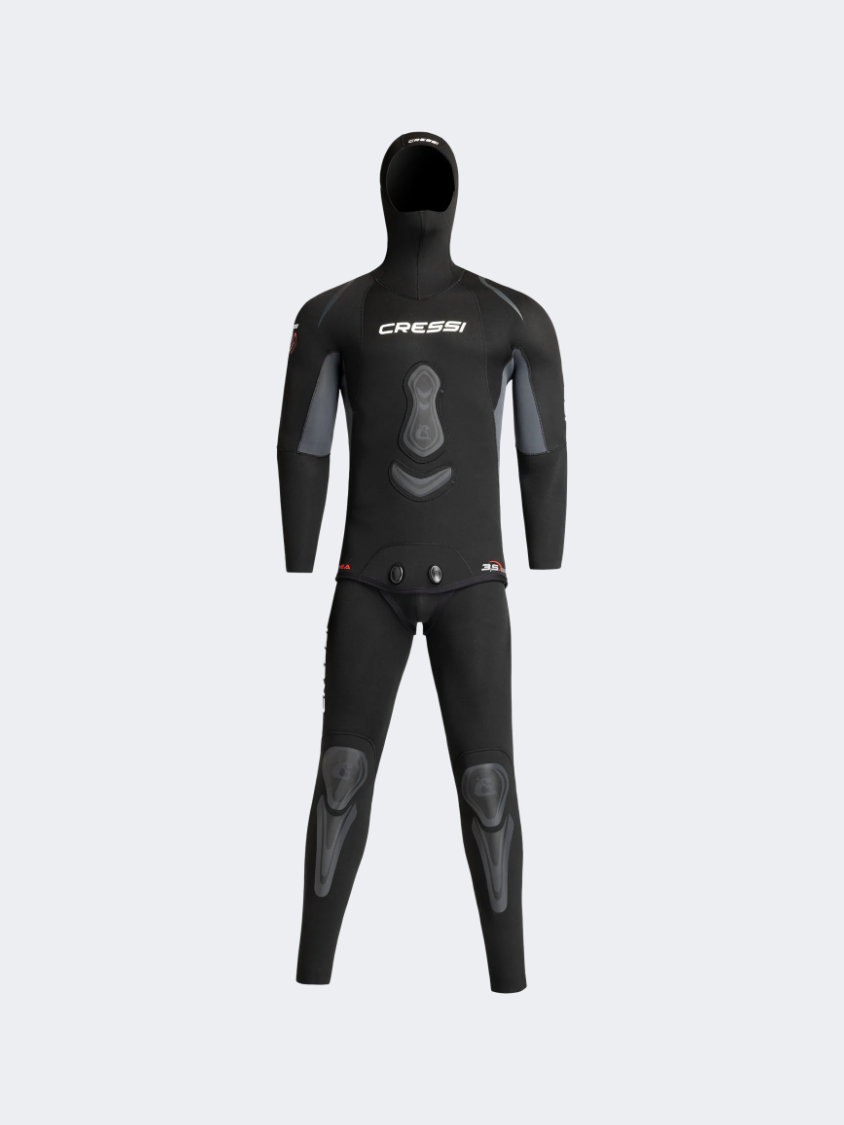 Cressi Apnea 2-Pieces 7 Mm Men Diving Suit Black