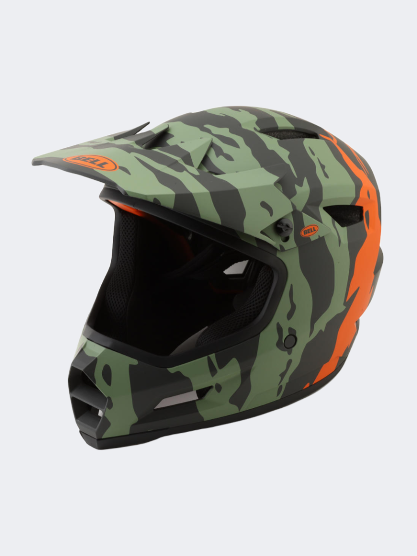 Bell Sanction 2 Dlx Mips L Unisex Biking Protection Dark Green/Orange