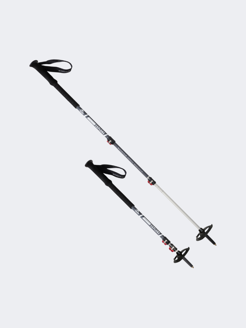Msr Dynalock Explore 3-Section 63-140 Cm Snow Shoeing Stick Steel Grey