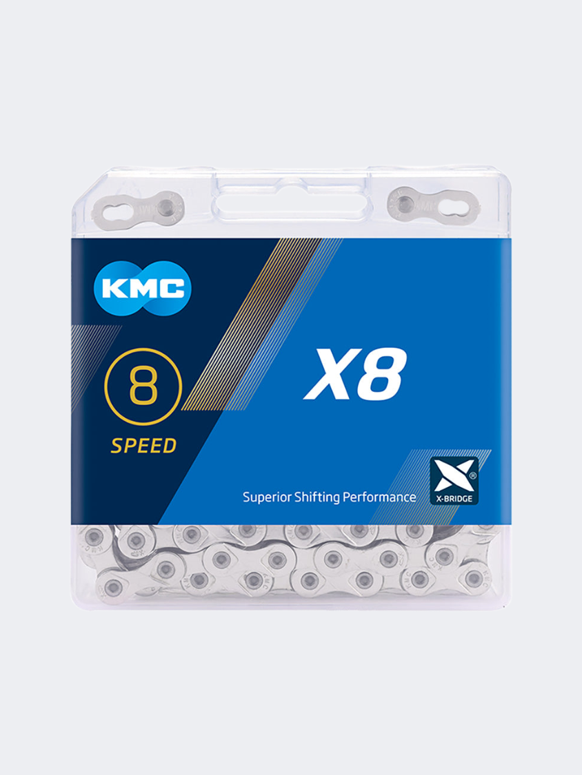 KMC Chain X8 8 Speed Silver